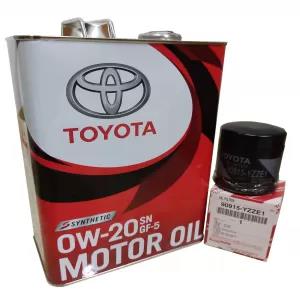 Toyota Car Service Pack 0W20 4L Oil With C110 Oil Filter