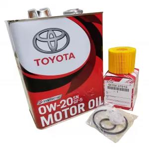 Toyota Car Service Pack 0W20 4L oil With O117 Oil Filter