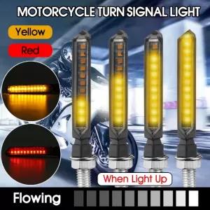 1PCS Motorcycle LED Turn Signal Lamp Sequential Flowing Indi