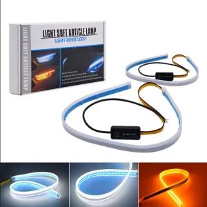 2Pcs x 45cm Flexible Daytime Running Strip Light