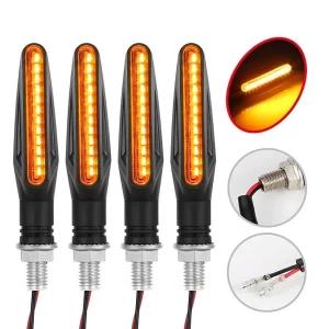 4 pcs LED Motorcycle Turn Running Signals Lights