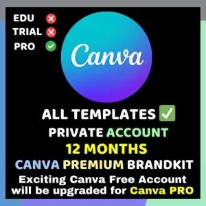 Canva Premium Your Account Upgrade + Brand KIT Access