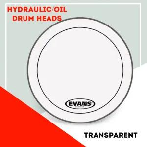 EVANS Hydraulic Oil Drum Skin Heads Dry Sound