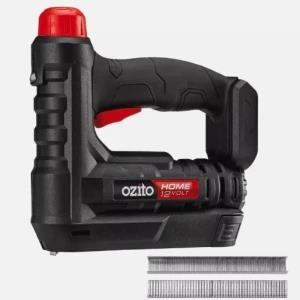 Ozito 12V Staple/Nail Gun, with 12V Battery And Charger