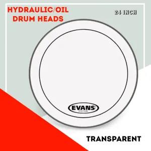 Size 24 EVANS Hydraulic Oil Drum Skin Heads 8 - 24 Inch