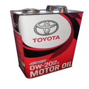 Toyota Genuine Motor Oil SN 0W-20 Synthetic