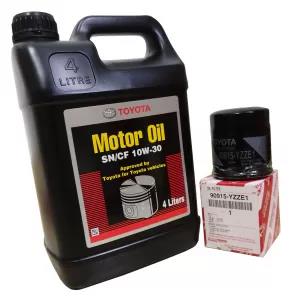 Toyota Service Pack 10W30 4L Oil With C110 Oil Filter
