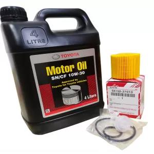 Toyota Service Pack 10W30 4L Oil With O117 Oil Filter