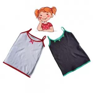 4-5 yrs Kids Girl Cotton Vest Top For Size 4