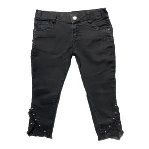 6-7 yrs Black Kids Jegging Girls Jeans Denim Black