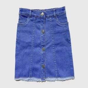 F&F Girls Denim Skirt 7-8 yrs