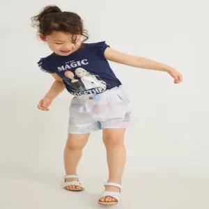 Disney Frozen 2 Kids Batik Shorts with Elsa Print