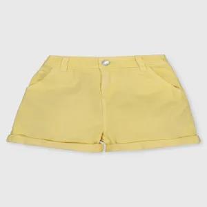 Generic Girls Yellow Denim Shorts