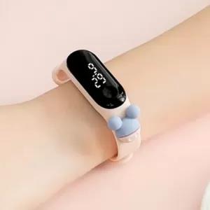 Generic Kids Watch Light Pink LED Digital Fashionable
