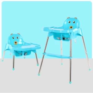 3 in 1 kids baby feeding dining feeding chair Blue color