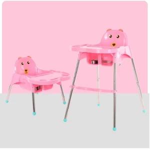 3 in 1 kids baby feeding dining feeding chair Pink color