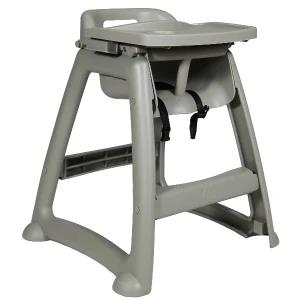 Baby High Chair With Table Grey Classic