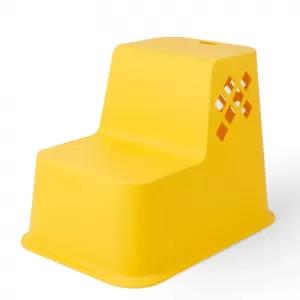 Generic Up Sit Stool Yellow Plastic Step