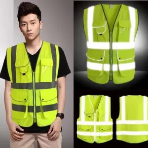 Large Size High Quality Green Unisex High Visibility Reflect