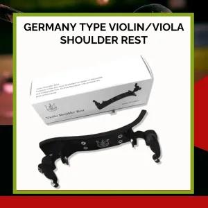 Generic 4/4 Violin Shoulder Rest German Style Black Adjustable
