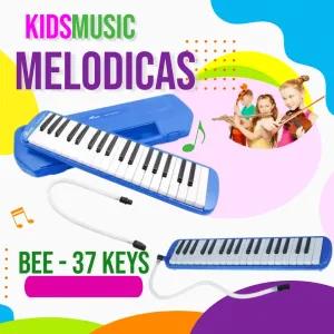 Blue Melodica High-Quality BEE BM-37K 37 Key Melodion Studen