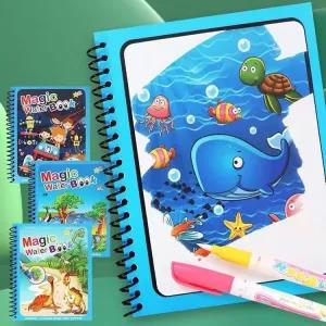 Reusable Water Coloring Books for Toddlers, Magical Water Dr