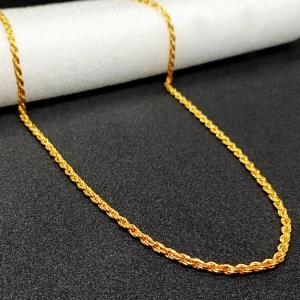 Generic Gold Color Unisex Chain Necklace