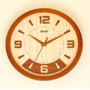 Brown New Ariel Wall Clock