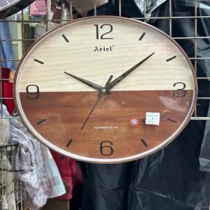 Brown New Ariel Wall Clock