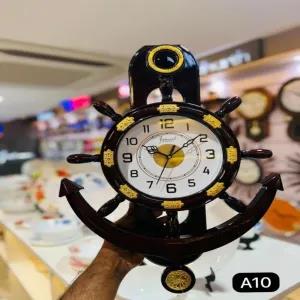 Brown NEW SIDDHARTH A10 WALL CLOCK 06 months machine warrant