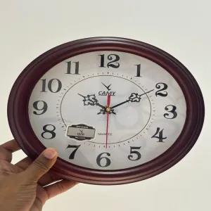 Brown New Simple Cany Wall Clock