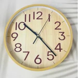 Brown New Simple Wall Clock