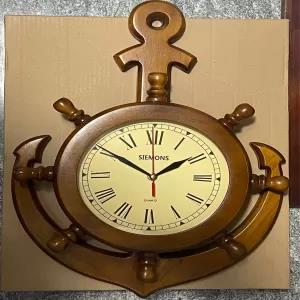 Generic Brown Wood Wall Clock