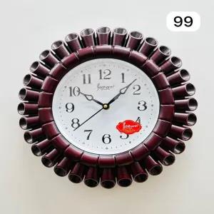 Generic New Wall Clock Maroon