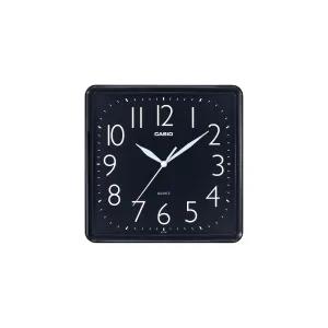 Black 1Q-06- 1DF Black Square Wall Clock