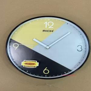Black New Office Home Room Wall Clock Rich