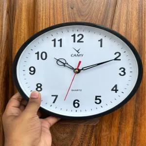 Black Simple 9 inch Wall Clock