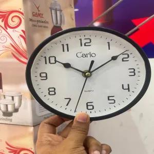 Black Simple Wall Clock, Bedroom