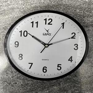 Black Simple Wall Clock for Home Bedroom Dormitory Living Ro