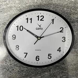 Black Simple Wall Clock for Home Bedroom Dormitory Living Ro