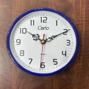 Carlo Blue Wall Clock