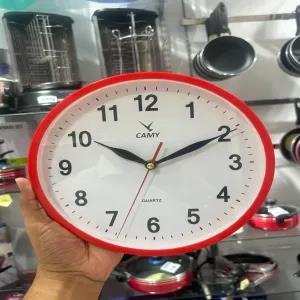 Red Camy 9 Inch Wall Clock