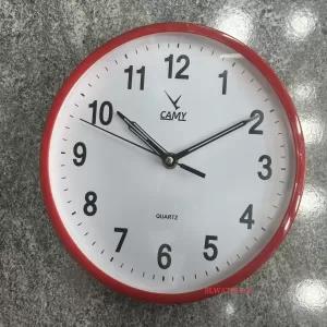 Red Red Color Camy Wall Clock