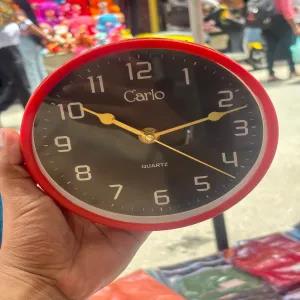 Red Wall/Kitchen Small Wall Clock