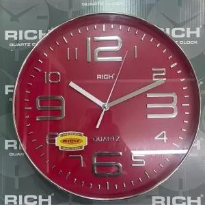 Generic Wall Clock Silver Living Room Bedroom
