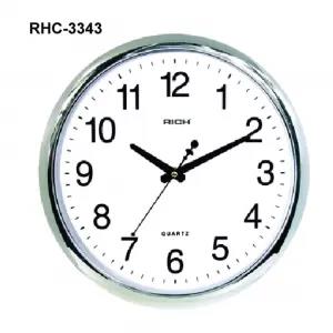 Silver Home Wall Clock