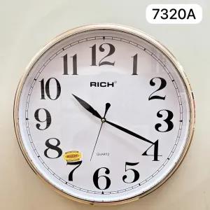 Silver Simple Rich House Wall Clock