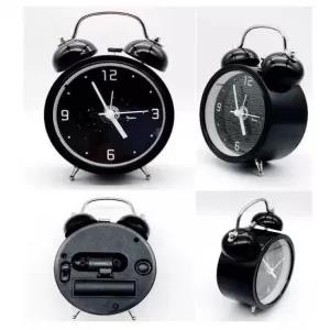 Table Alarm Clock For Home and Office (No Warranty) Black