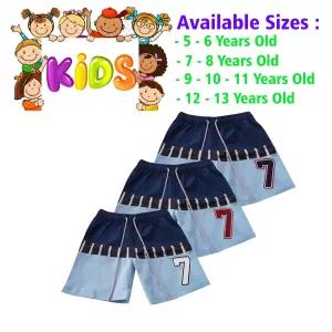 10-11 yrs Unisex Kids Boy & Girl Cotton Short - 3PCs