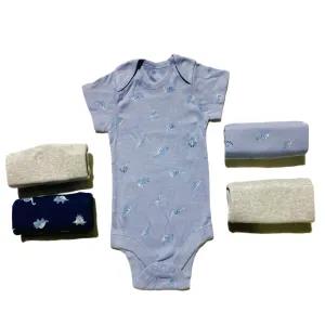Generic Bodysuit Multicolor 5-Pack New Born 0-3m